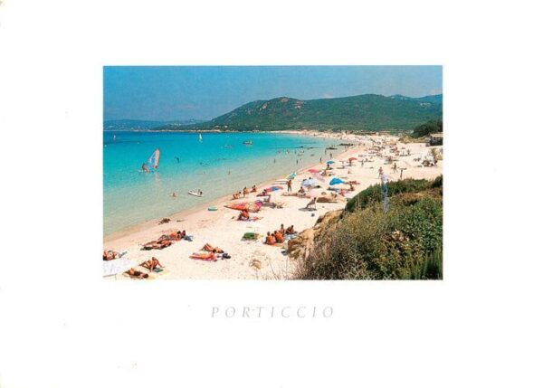 Porticcio Ajaccio Corse 2A Corse-du-Sud Plage au sud de Porticcio