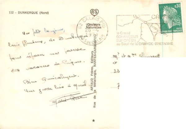 Dunkerque Duenkirchen 59 Nord Le beffroi Jean Bart Vue generale aerie – Bild 2