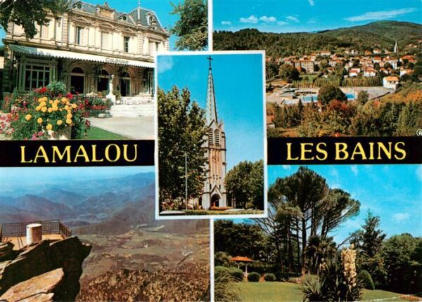 Lamalou-les-Bains Le Casino Vue generale l’Eglise Table d