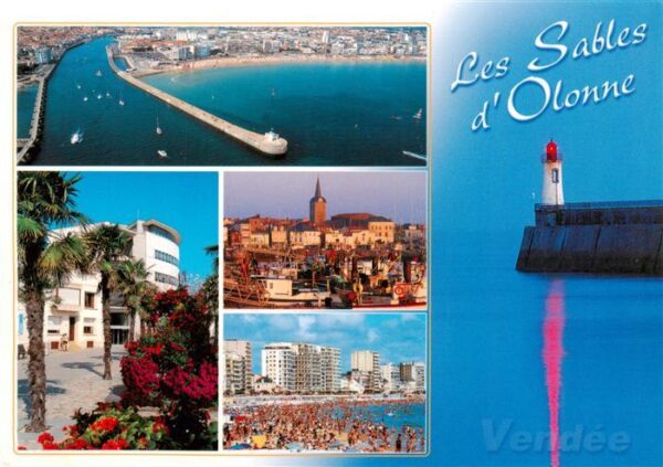 Les Sables-d Olonne 85 L’entree du chenal la ville fleurie le