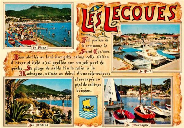 Les Lecques 83 Var La Plage Le Port Les Jardins La Madragu