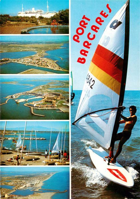 Port-Barcares 66 Pyrenees-Orientales Fähre Luftaufnahmen Port Saint Ange Str