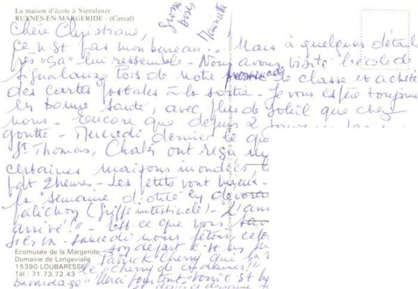 Ruynes-en-Margeride Maison d'école à Signalauze – Bild 2