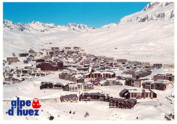 Alpe d Huez 38 Isere Panorama Wintersportplatz Französische