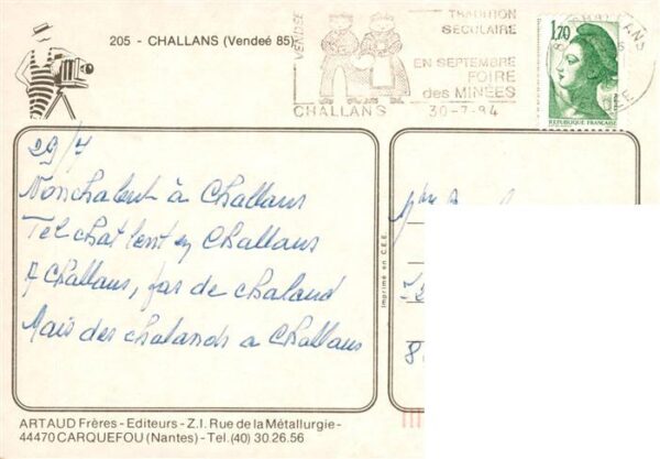 Challans 85 Kathedrale Innenstadt Viehmarkt Geflüge – Bild 2