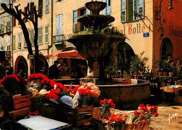 Grasse 06 Place aux Aires Marché aux fleurs