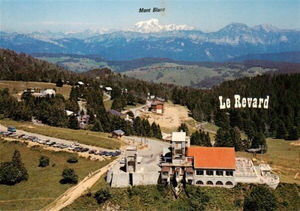 Le Revard 1550m 73 Savoie Le Mont Revar Au fond le Mont Blanc