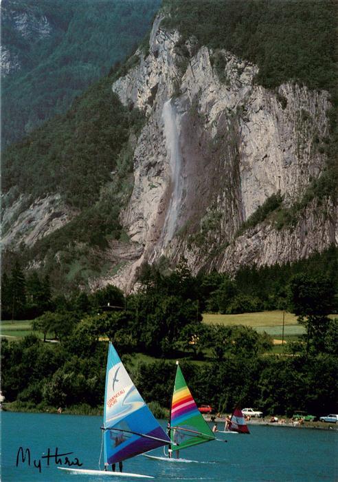 Sallanches 74 Haute-Savoie Planches a voile sur le lac des Ilettes