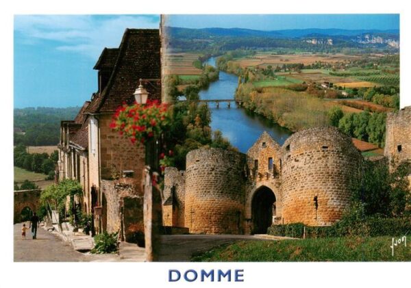 Domme 24 Dordogne Vue panoramique Collection Couleurs et