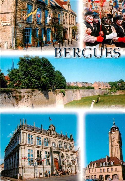 Bergues 59 Teilansichten Stadtzentrum Stadtmauer F