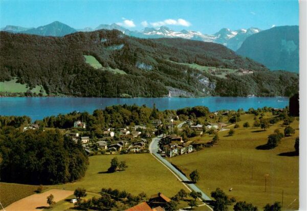 Kastanienbaum LZ Panorama Vierwaldstättersee Alpen