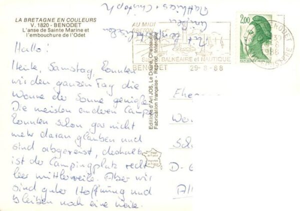 Benodet 29 Finistere L'anse de Sainte Marine et l'embouchure – Bild 2