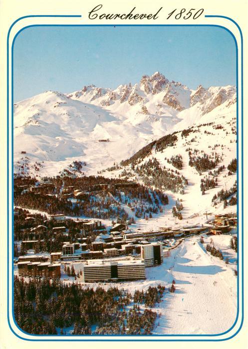 Courchevel 73 Savoie Vue générale la Viselle la Saulire et l