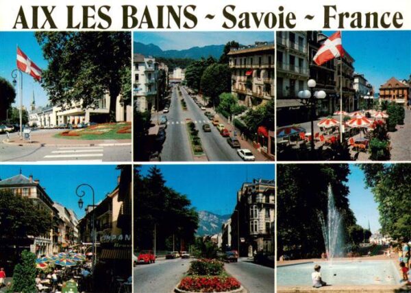 Aix-les-Bains 73 Savoie Les Thermes Centre Gare Place Carnot Ru