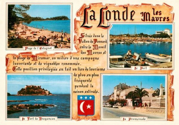 La Londe-les-Maures 83 Var Plage de l'Estagnol Fort de Bregancon P