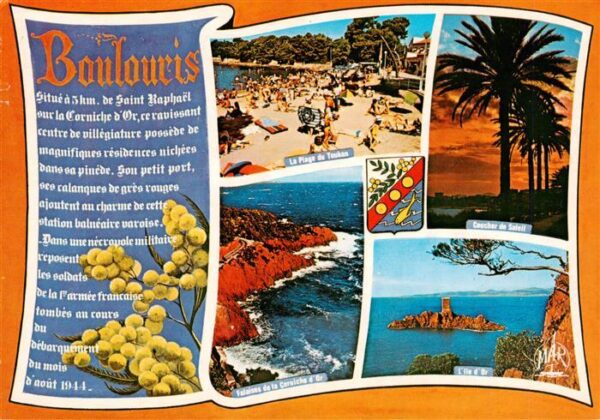 Boulouris Frejus 83 Var Plage Coucher de Soleil Falaises Ile d'