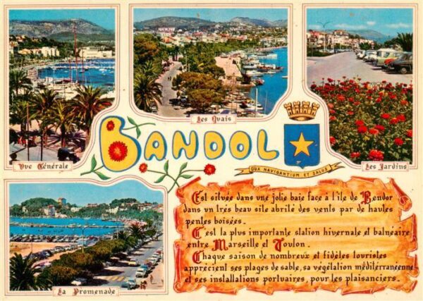 Bandol 83-sur-Mer Vue générale les Quais Jardins Promenad