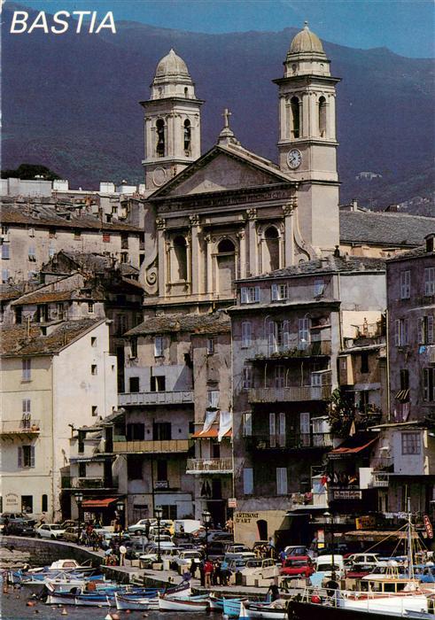 Bastia 2B Haute-Corse Vieux port Eglise Saint-Jean-Baptiste