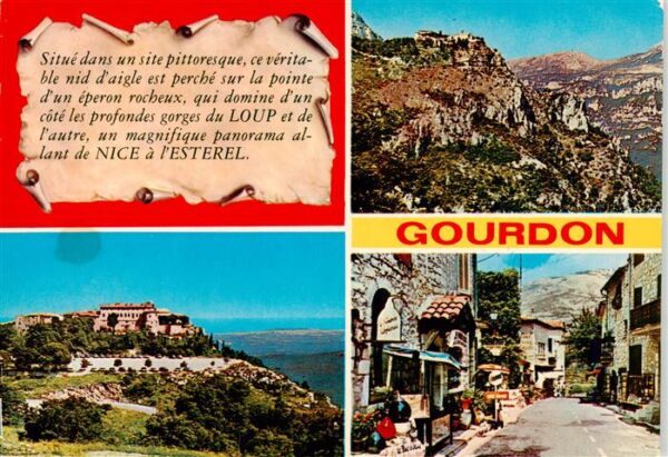 Gourdon  06 Alpes-Maritimes Vues panoramiques Centre