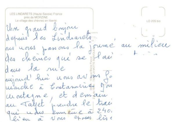 Les Lindarets 74 Haute-Savoie Le village des chèvres en liberté – Bild 2