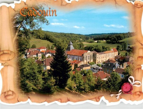 Cadouin 24 Dordogne Panorama Abbaye cistercienne du XIIe si