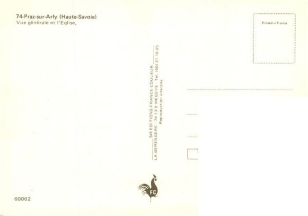 Praz-sur-Arly Vue générale et l'église – Bild 2