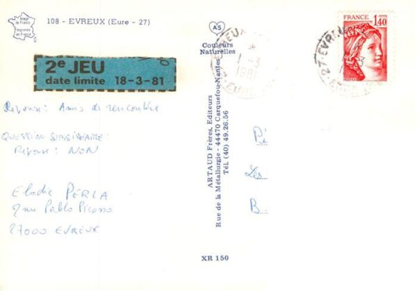 Evreux 27 Eure Cathédrale Jardin Public Fontaine Beffr – Bild 2