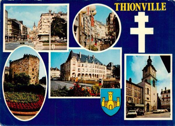 Thionville Diedenhofen 57 Hôtel de Ville Tour aux Puces Rue piéto
