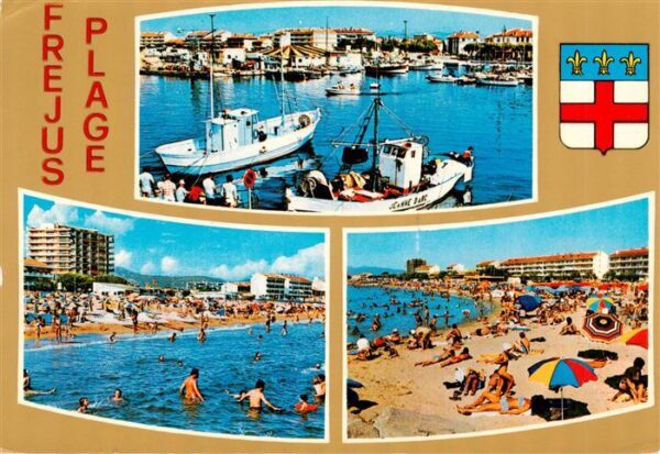 Frejus La plage et le port