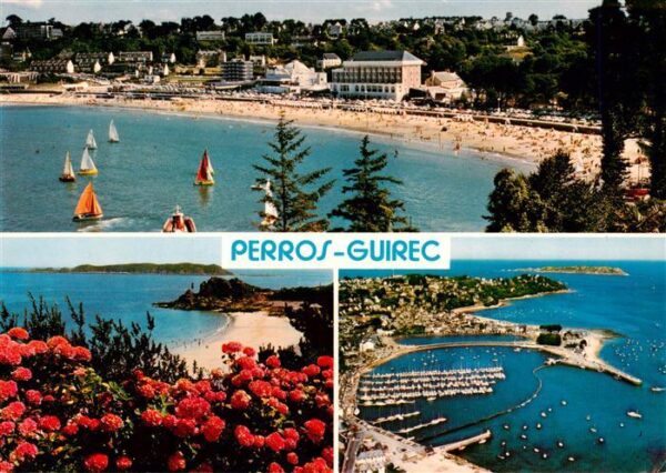 Perros-Guirec 22 Cotes-d Armor Plages de Trestraou et de Trestrignel P