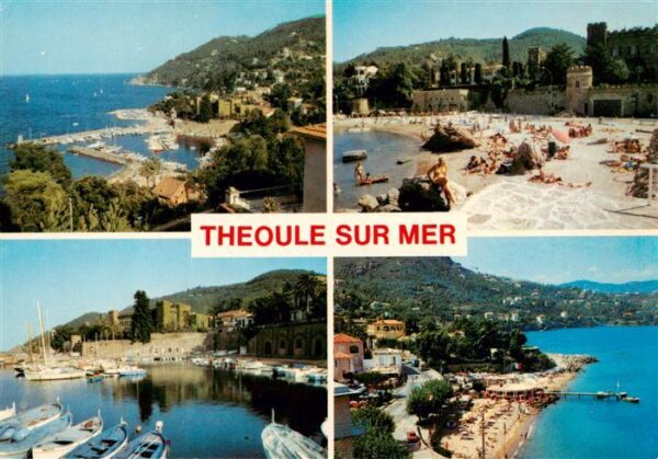 Theoule-sur-Mer 06 Vue générale et la plage Port