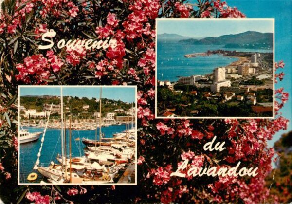 Le Lavandou 83 Var Le port et vue générale des fleurs