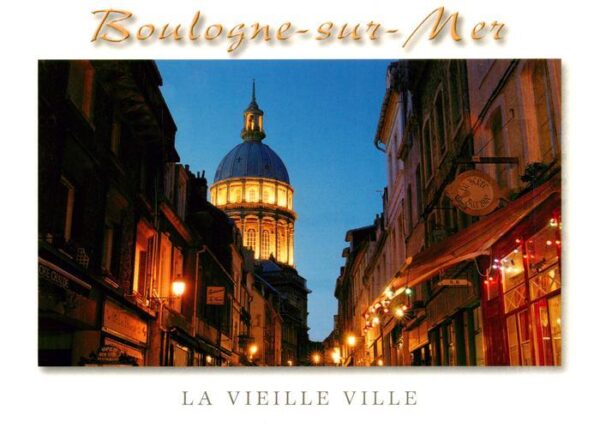 Boulogne-sur-Mer 62 La vieille ville la nuit