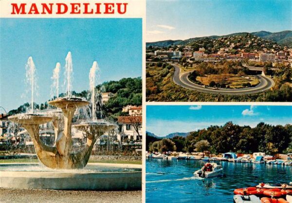 Mandelieu-la-Napoule 06 Fontaine Vue panoramique Camping