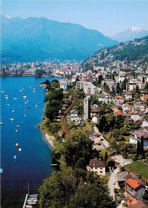 Locarno Lago Maggiore TI Rivapiana Panorama
