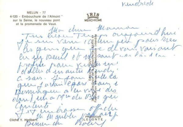 Melun 77 Seine-et-Marne Embouchure de l'Almont sur la Seine Pon – Bild 2