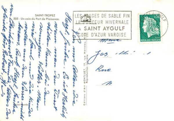 Saint Tropez Var Un coin du port de plaisance – Bild 2