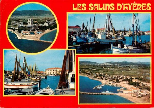 Hyeres-les-Salins Hyeres-les-Palmiers 83 Hafen Fischkutter Hotels Fliegeraufnahm