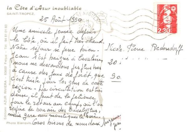 Saint Tropez Var Teilansichten Hafen Fliegeraufnahme – Bild 2