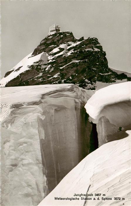 Jungfraujoch 3457m BE Meteorologische Station an der Sphinx