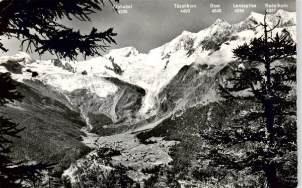 Saas-Fee VS mit Fee Gletscher Allalinhorn Alphubel