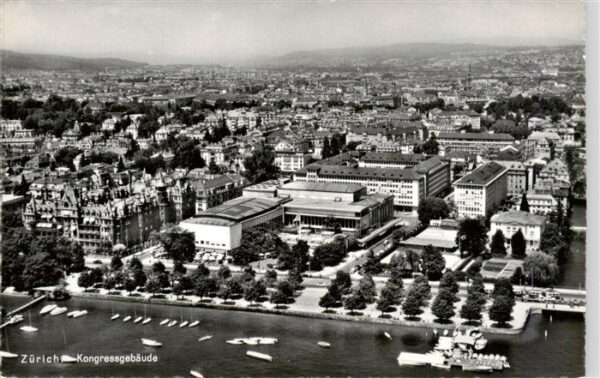 Zuerich  ZH Kongressgebäude Fliegeraufnahme