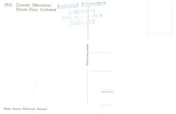 Zermatt VS Schwarzsee Monte Rosa Lyskamm – Bild 2