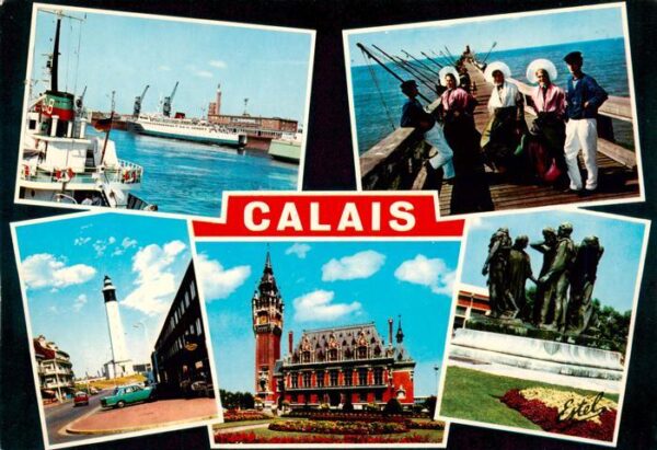 Calais 62 La gare maritime Tatelots et matelotese