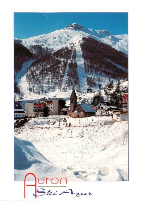 Auron St-Etienne-de-Tinee 06 Station ski azur de la haute vallee de