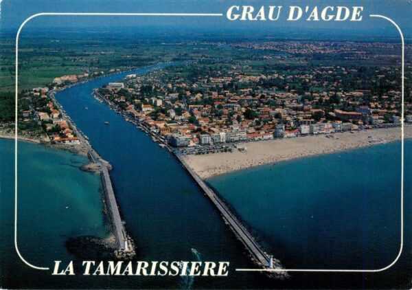 Grau d Agde Le 34 Herault La Tamarissiere L’embourchure de l’Hera