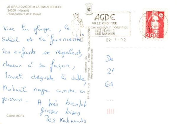 Grau d Agde Le 34 Herault La Tamarissiere L’embourchure de l’Hera – Bild 2