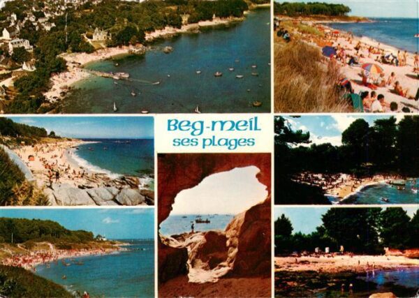 Beg-Meil 29 Finistere Ses plages Vue partielle