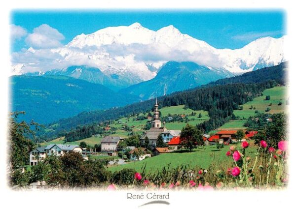 Montagney Haute-Saone Pittoresque village face aux neiges ete