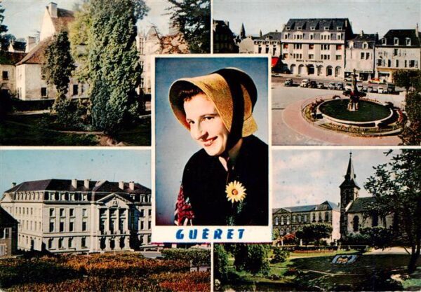Gueret 23 Creuse La Prefecture Place Bonnyaud l’Hotel de
